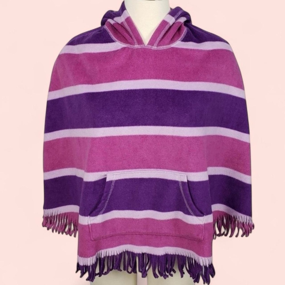 Y2K Gap Kids fleece poncho 6 7
